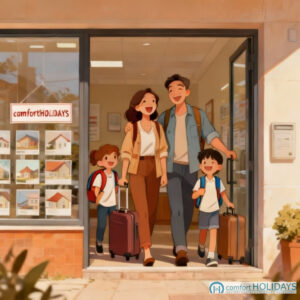 Nuestra mayor satisfacción en comfortHOLIDAYS es ver a nuestros clientes contentos. 🎉